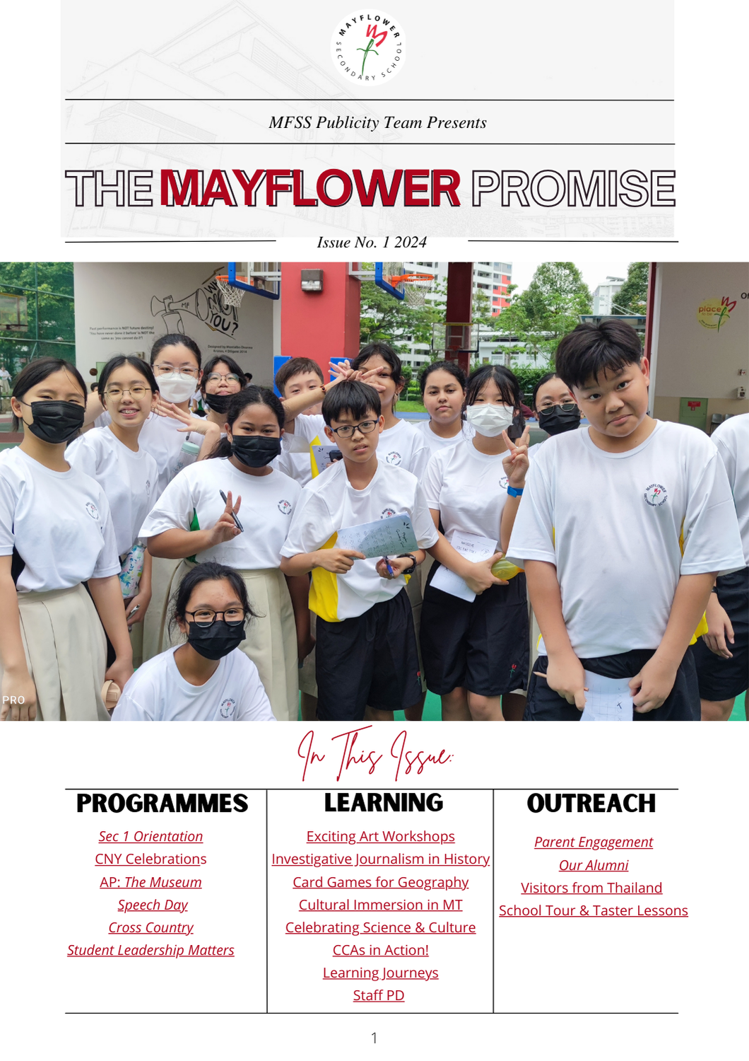 The Mayflower Promise - 2024, Issue 1